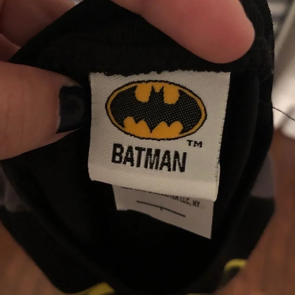 Batman 2T shirt tee boy kids black & gray used